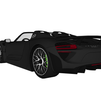 超精细汽车模型 保时捷 Porsche